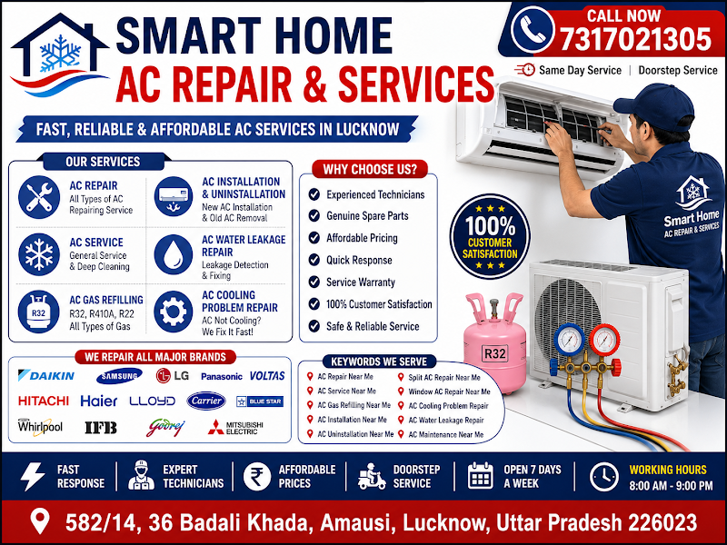 Smart home project by Smart Home AC Repair & Services | AC Installation in Lucknow