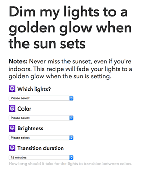 IFTTT and LIFX Integration -02