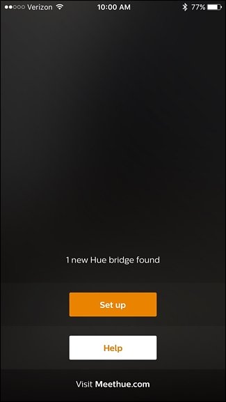 Philips Hue Setup 01
