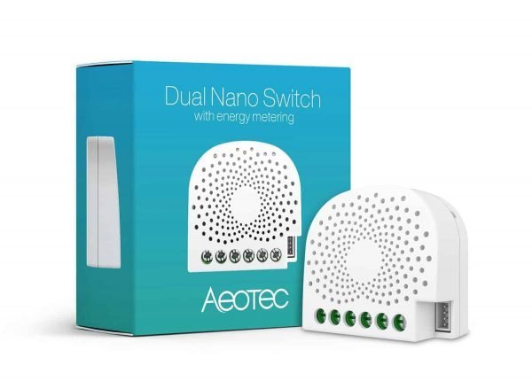 Aeotec Dual Nano Switch with Power Metering