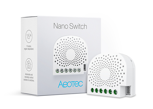 Aeotec Nano Switch On / Off Controller with power metering