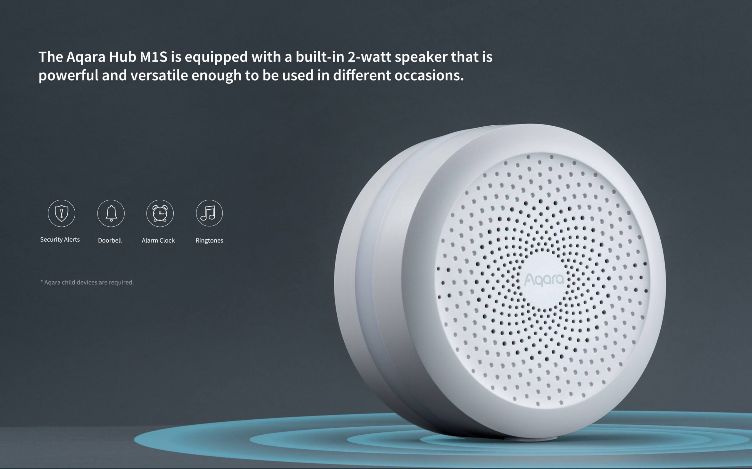 Aqara Hub M1S - Built-in speaker