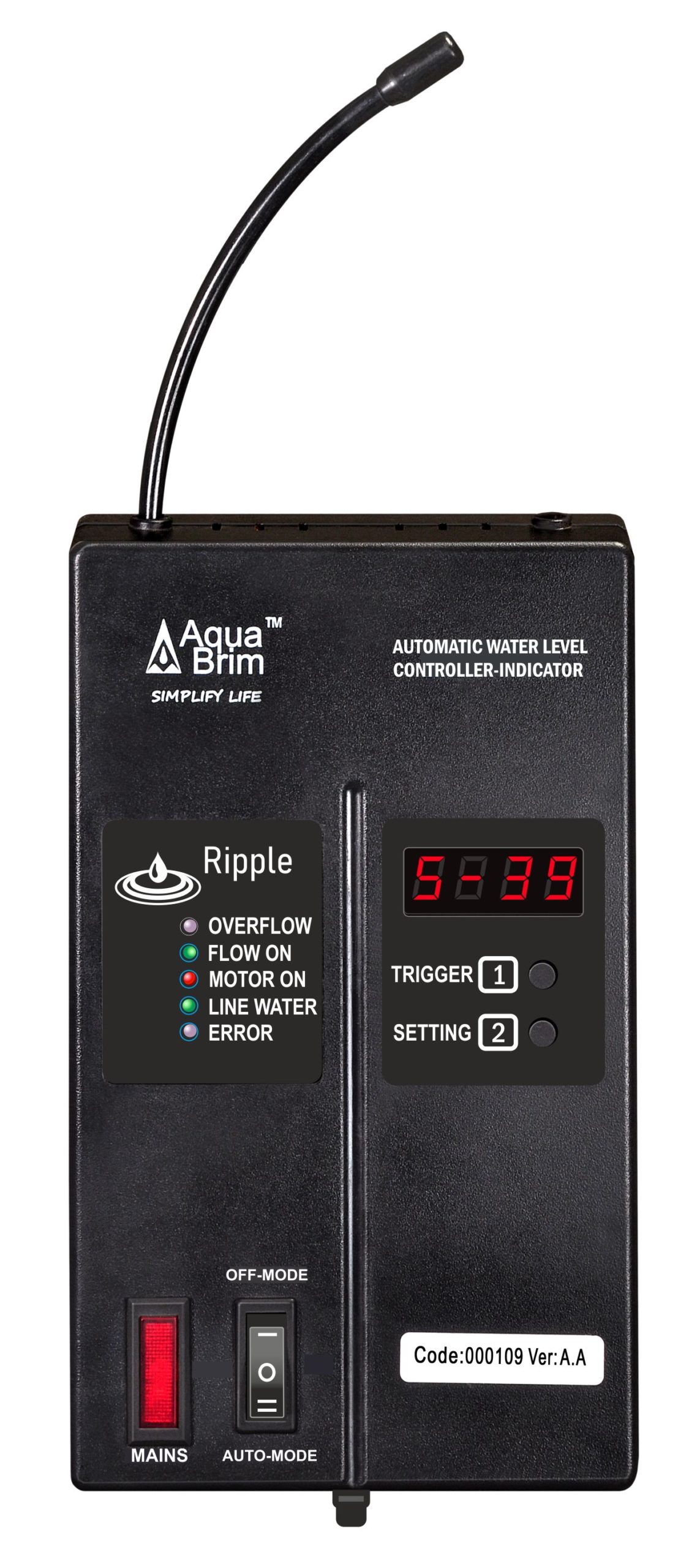 AquaBrim Level Indicator / Alarm: Ripple