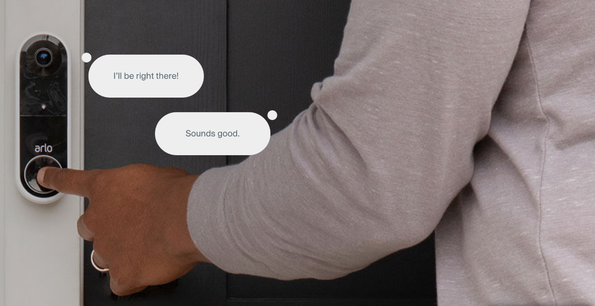Arlo Audio Doorbell - Messaging