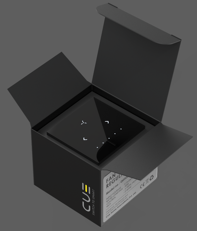 Cue Fan Modular Wi-Fi Touch Switch