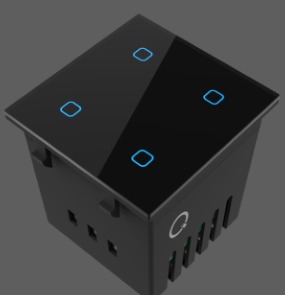 Cue Four Touch Switch