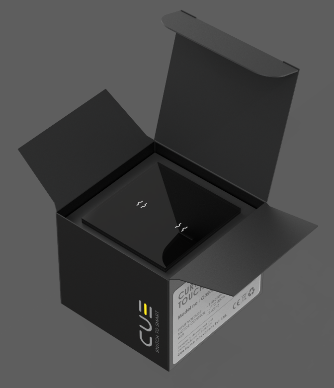 Cue Modular Wi-Fi Touch Curtain Switch