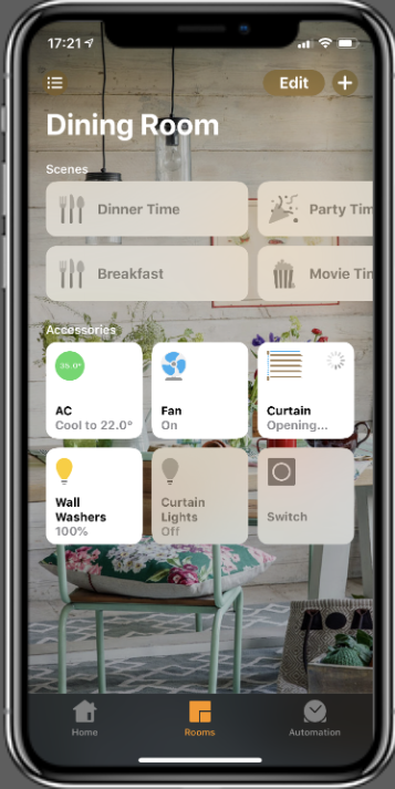 Cue Touch Curtain Switch - Scheduling
