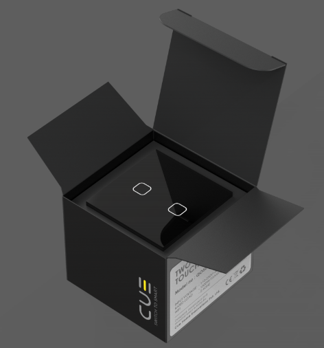 Cue Modular Two Touch Switch