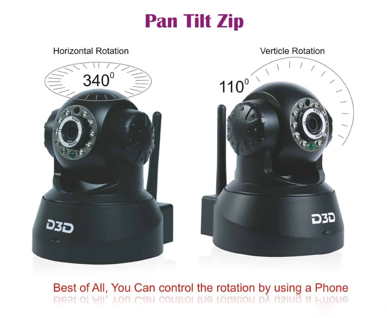 D3D Wireless IP Camera Full HD
