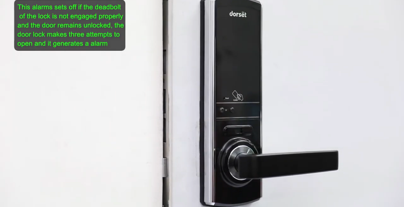 Digital DG 502 - Lock engage alarm