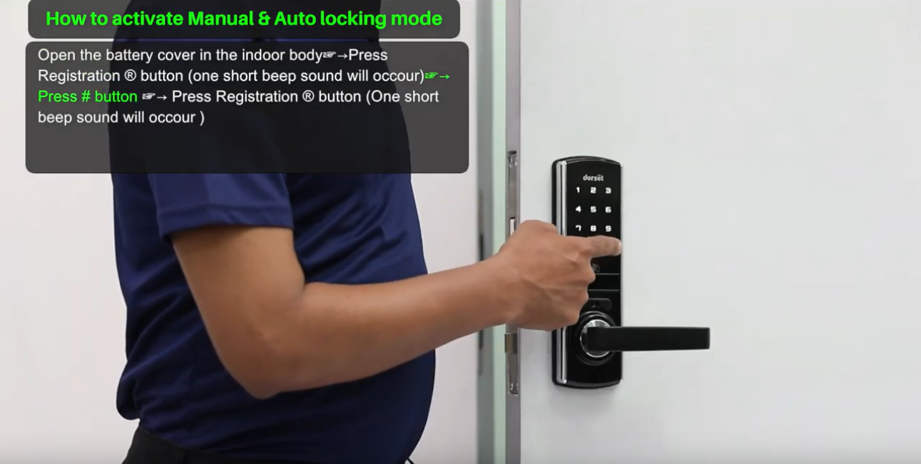 DG 502 - Manual or Auto Locking mode