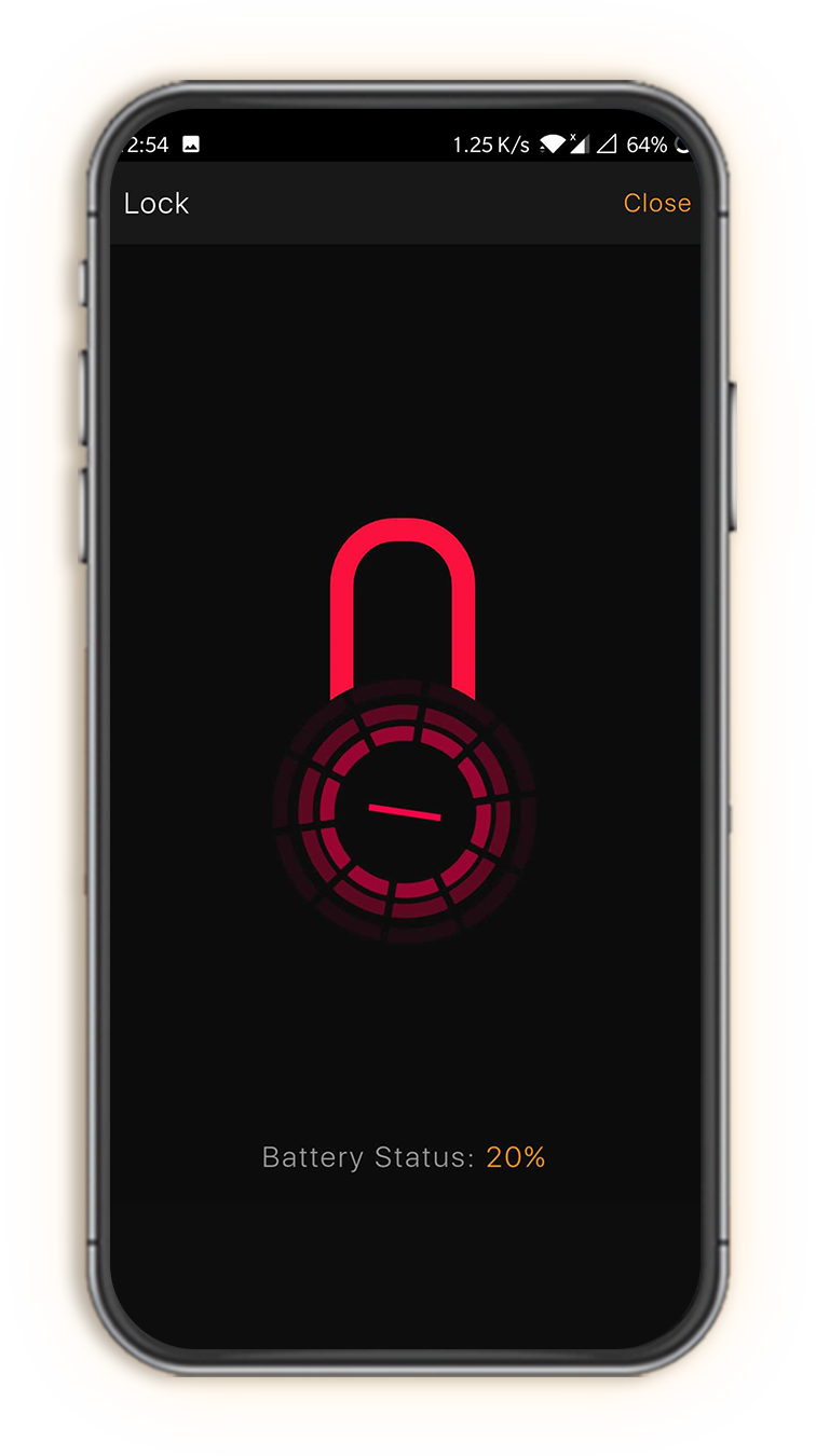 DigiLife Smart Lock - Battery Status