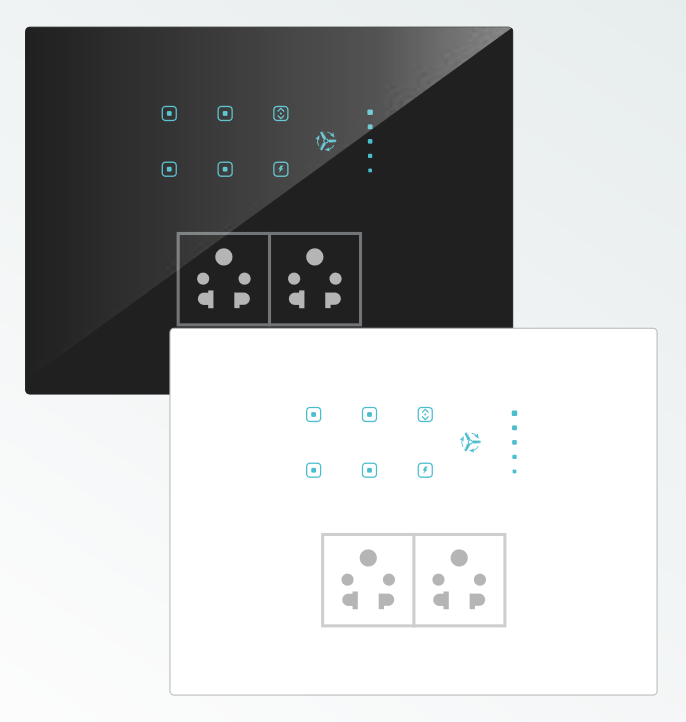 DigiLife Touch 6 Switch 1 Fan 2 Socket