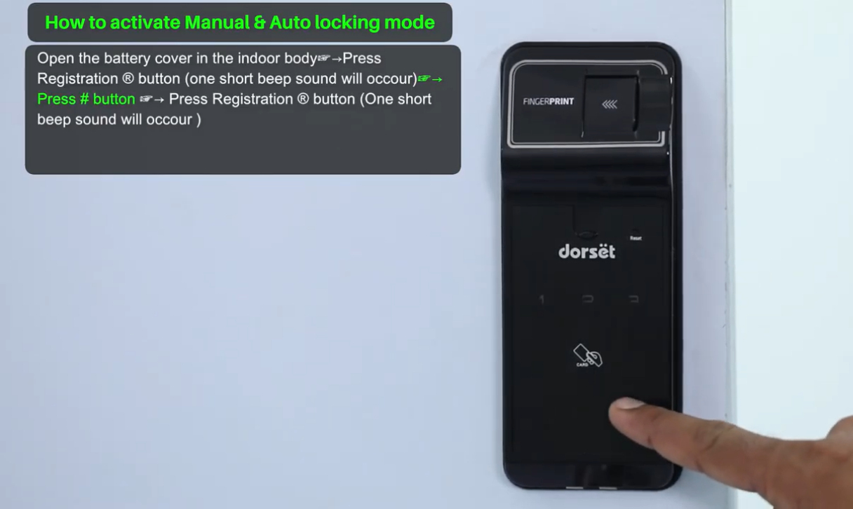 Dorset Lock - Auto Locking Mode