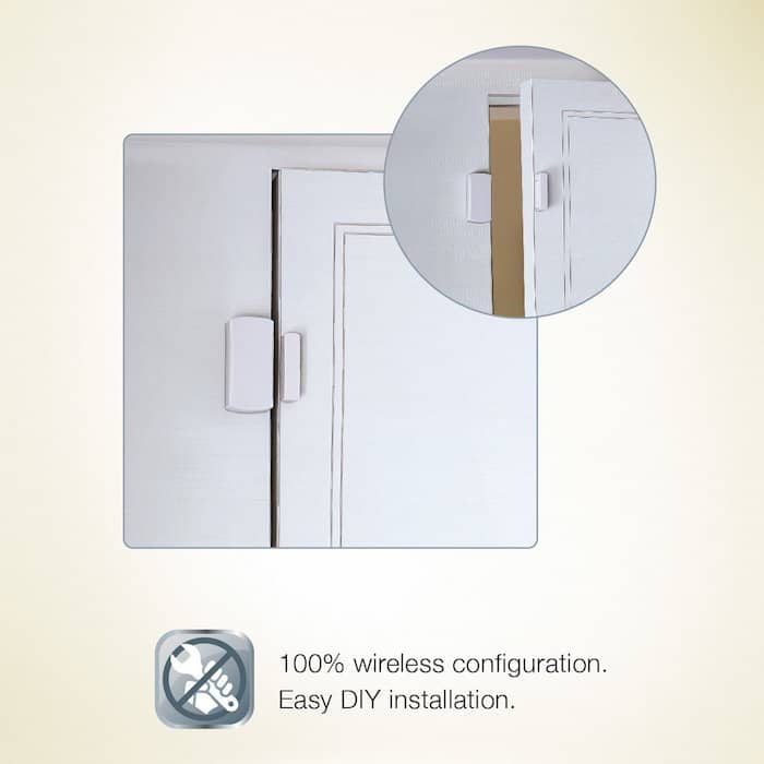 Godrej Eagle I Smart Plug and Play Alarm System (White and Red)