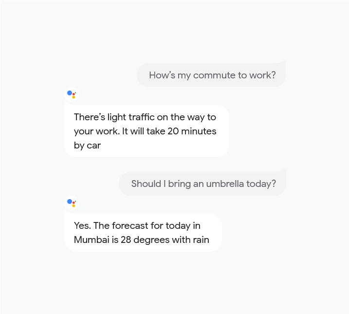 Google home - Plan your day