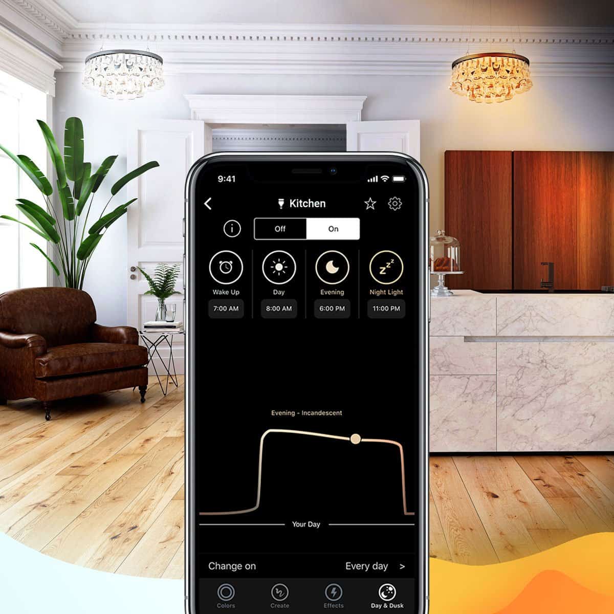 LIFX Mini Day & Dusk - Schedule