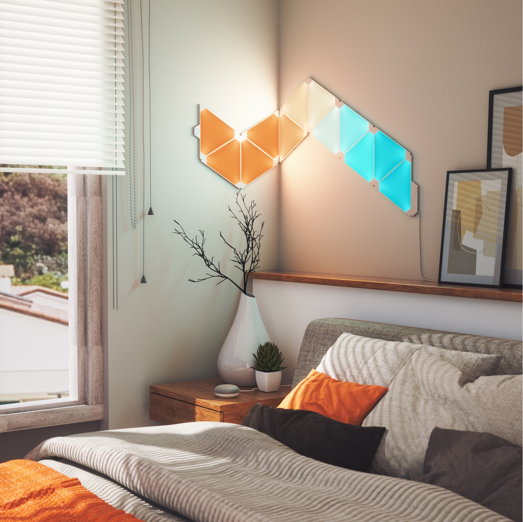 Nanoleaf Canvas Starter Kit - Google Home integration