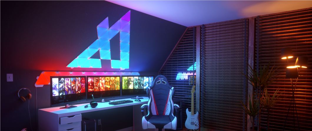 Nanoleaf Rhythm - Mounting