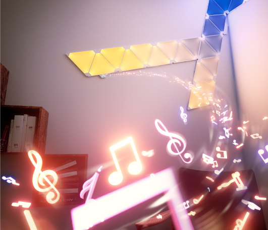 Nanoleaf Rhythm - Sync Music