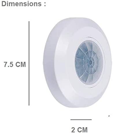 PIR Motion Sensor WD31SQ - Product dimensions