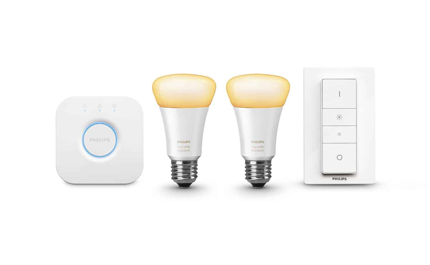 Philips Hue White Ambiance Personal Wireless Lighting Starter Kit, 2nd Generation