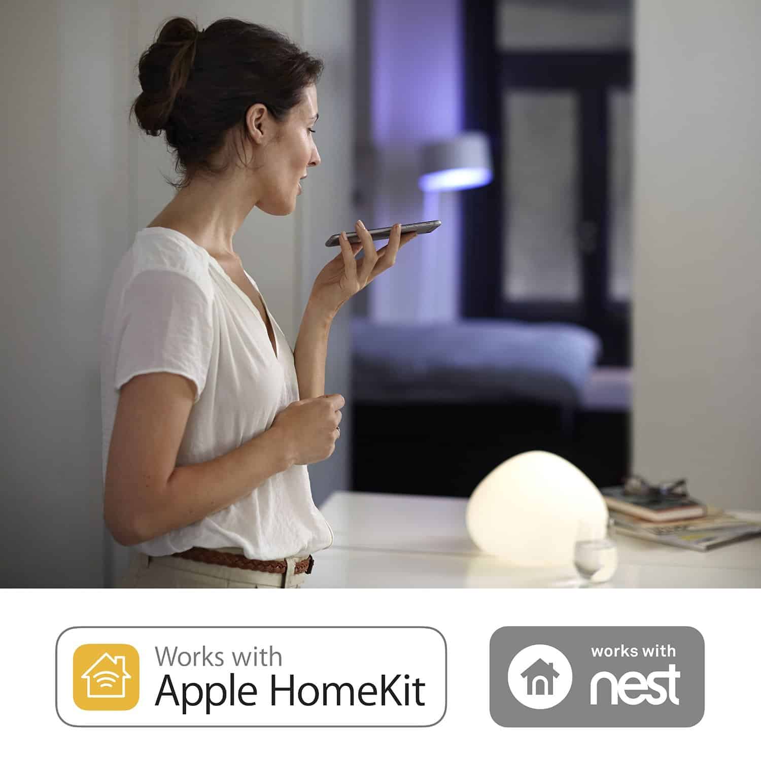 Philips Hue White Ambiance Personal Wireless Lighting Starter Kit, 2nd Generation