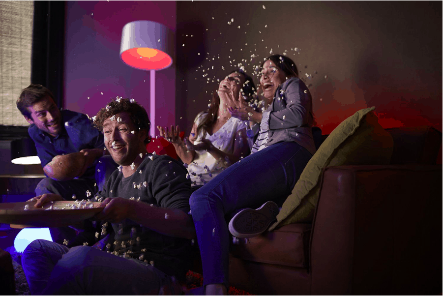 Philips Hue White and Colour Ambiance Single Bulb - E14