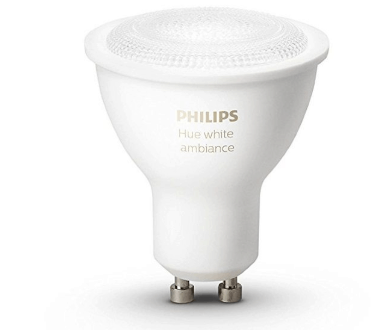 Philips Hue White Ambiance Single Bulb GU10 Dual Pack