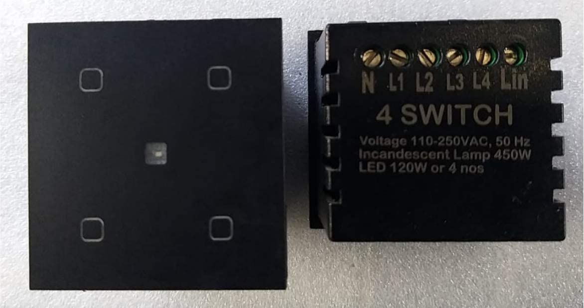 SmartLife Four Modular Wi-Fi Touch Switch