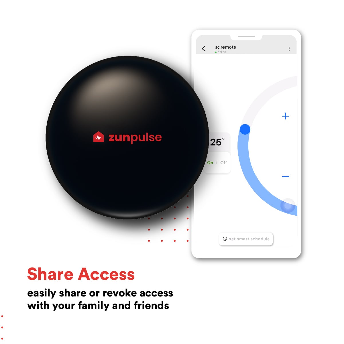 ZunPulse AC Remote - Share Access