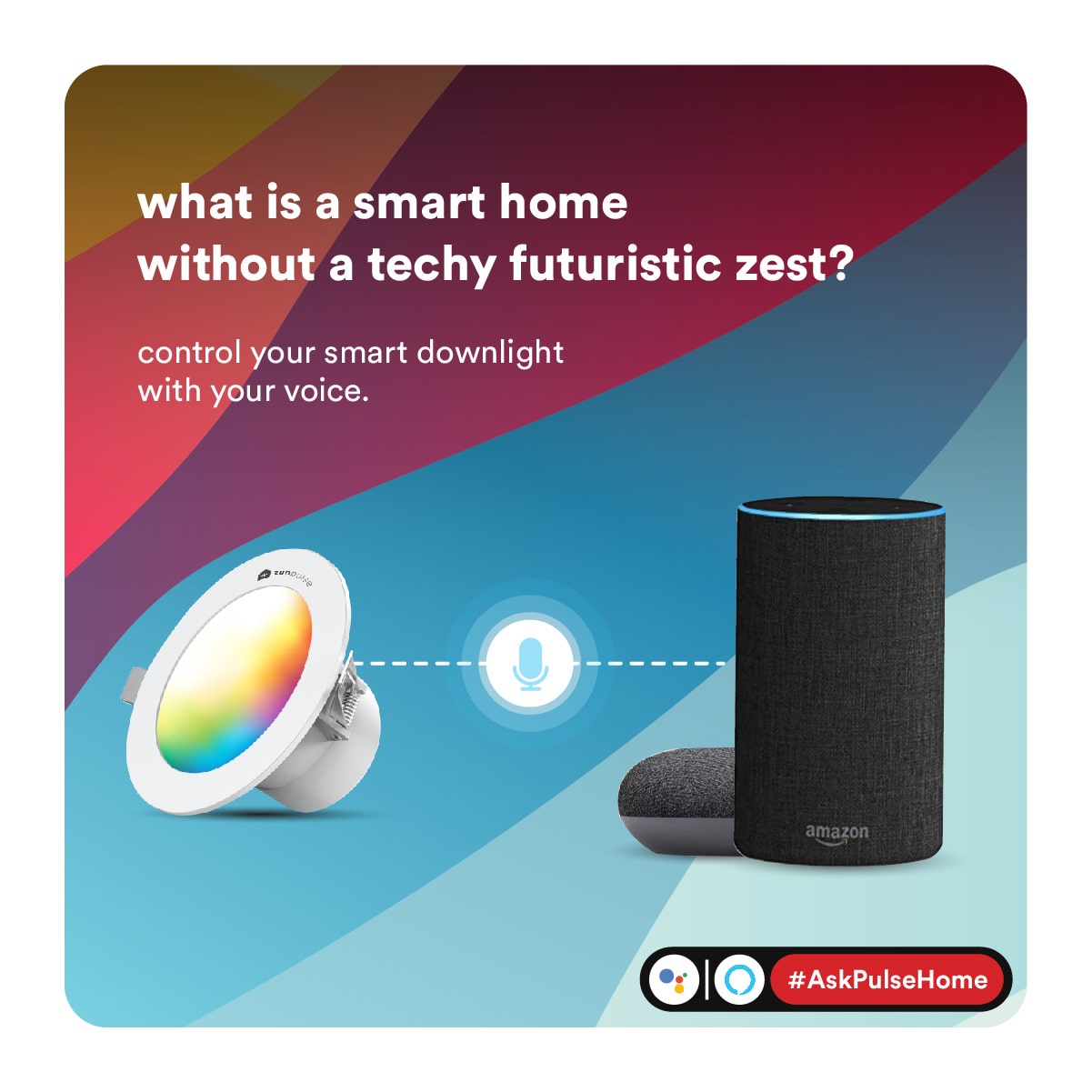 ZunPulse Smart Downlight - Voice Control