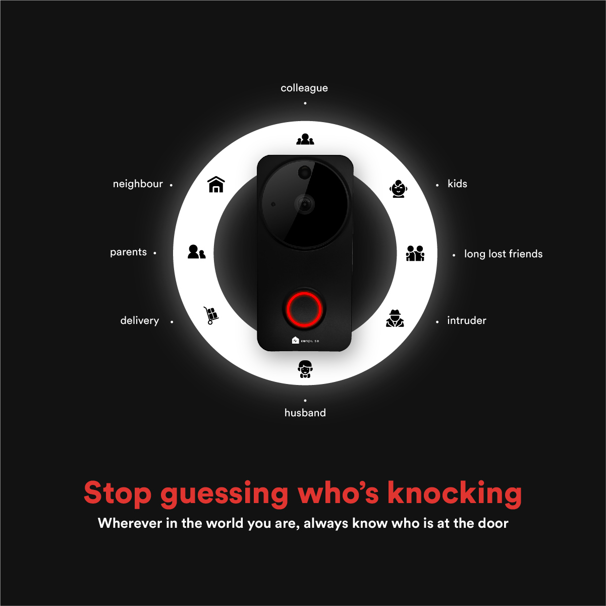 ZunPulse Smart Video Doorbell - Features